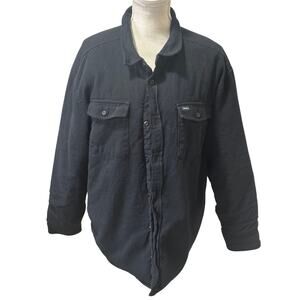 RVCA Button Up Long Sleeve Street Style Heavy Flannel Shirt Jacket Size XXL